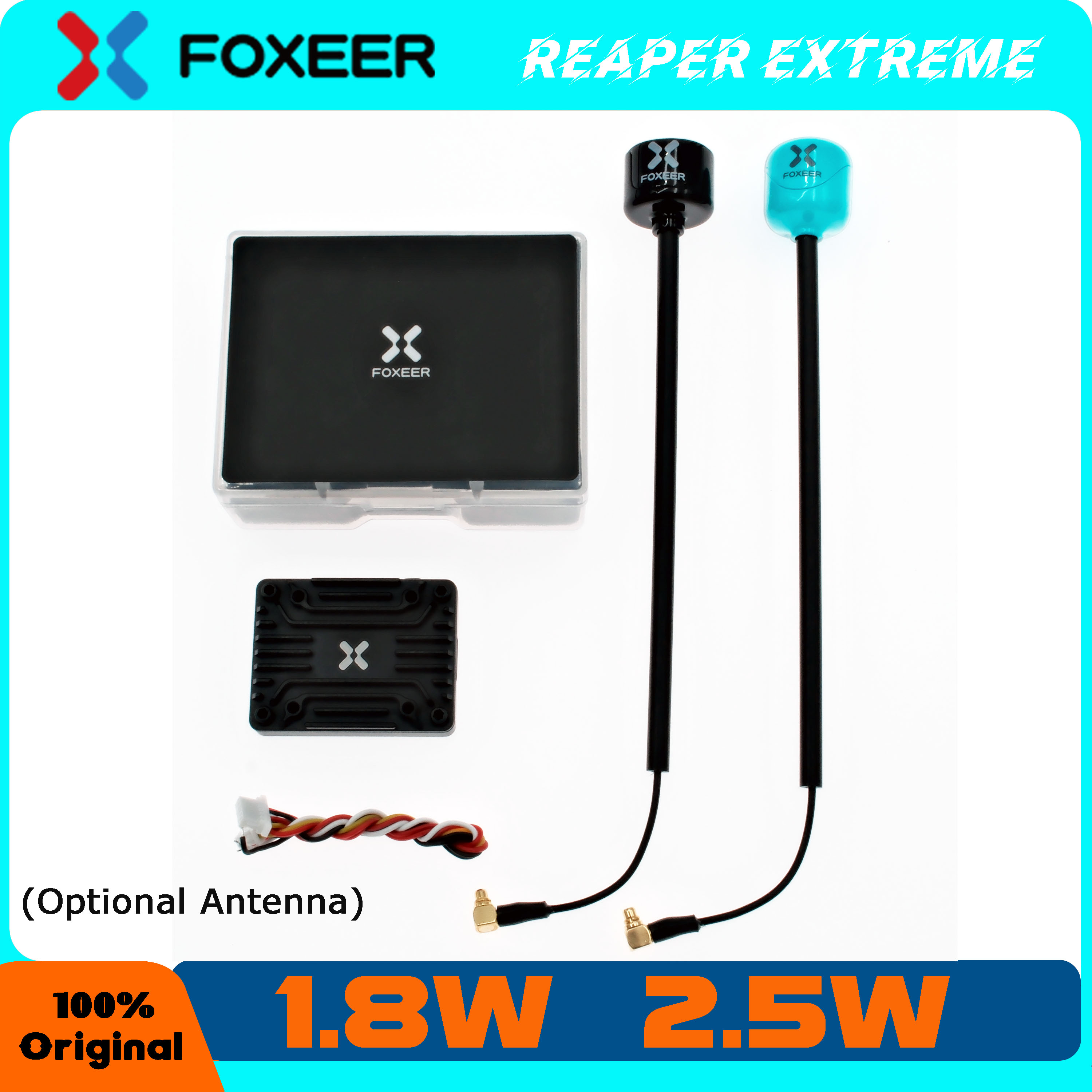 Foxeer Reaper Extreme 2.5W/1.8 - Foxeer Reaper Extreme 2.5W Vtx recensie en prijs