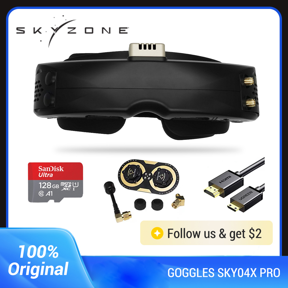 Skyzone SKY04X PRO 5.8GHz FPV- - Skyzone Sky04X Pro Oled Fpv Goggles recensie en prijs