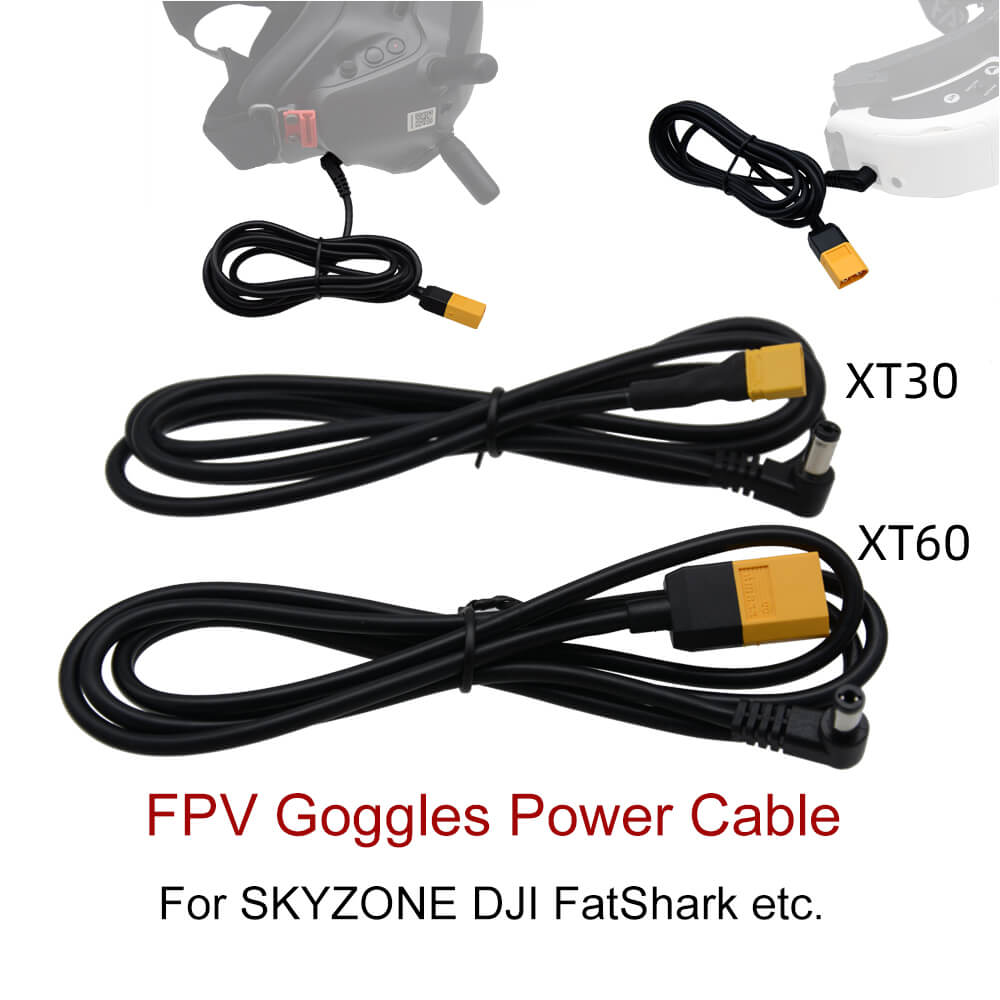 1.2M FPV Bril Voedingskabel XT - Skyzone Sky04X Pro Oled Fpv Goggles recensie en prijs