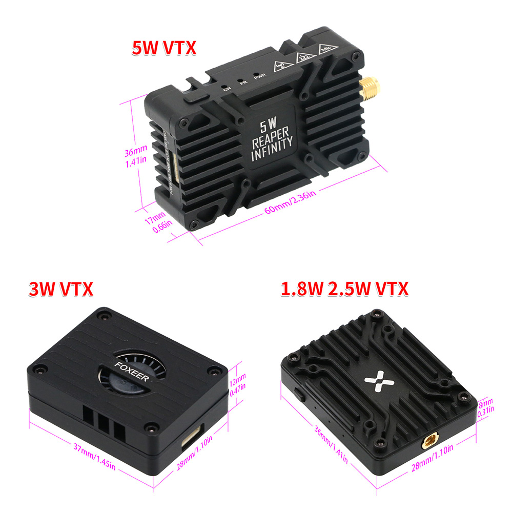 Foxeer Reaper Extreme V2 5.8G  - Foxeer Reaper Extreme 2.5W Vtx recensie en prijs